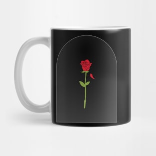 minimalist Beauty and the Beast Mug